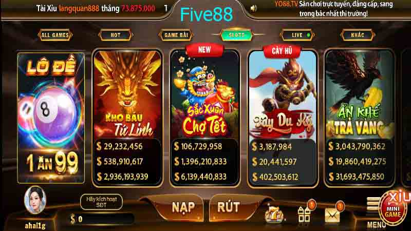 Sẵn sàng nổ hũ Five88 là gì